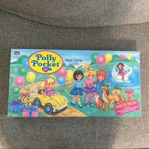 Vintage 1994 Rose Art Polly Pocket Party Board Game